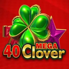 40 Mega Clover online game logo by Amusnet Interactive on slotmonkeyy.nl