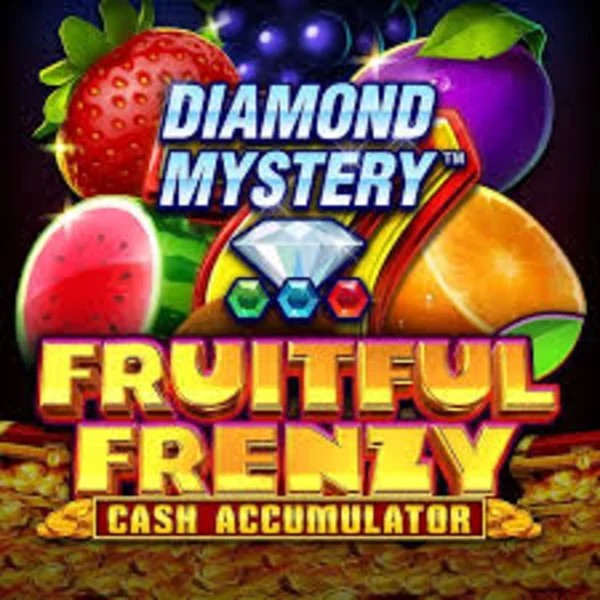 Official Slots logo: Diamond Mystery Fruitful Frenzy Cash Accumulator by Greentube at Slotmonkey Casino