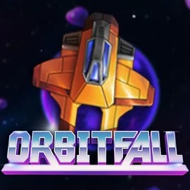 Orbitfall game by ELK Studios – logo hosted on Slotmonkey Casino